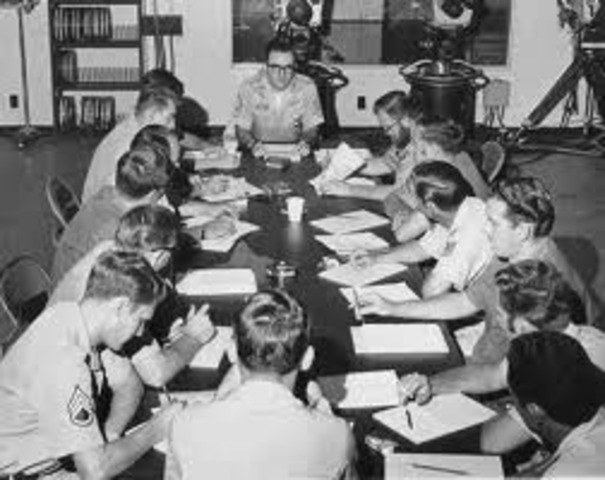 Representatives from thirty-two countries meet at Evian, France, to discuss refugee policies. Most of the countries refuse to let in more Jewish refugees.