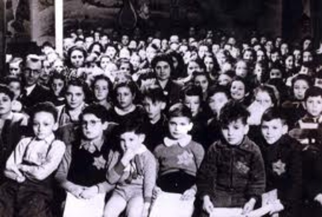All Jewish children are expelled from German schools and can attend only separate Jewish schools.
