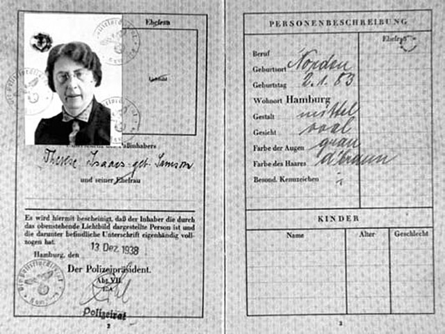 Jewish passports limited