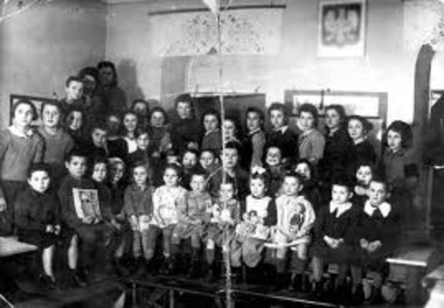 All Jewish children are expelled from German schools and can attend only separate Jewish schools.