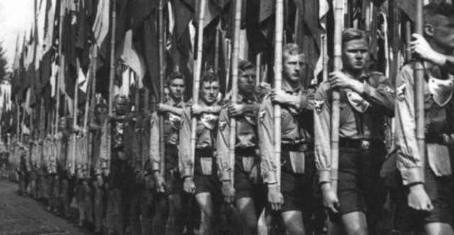 In all German schools it is officially taught that "non-Aryans" are racially inferior. Jewish children are prohibited from participating in "Aryan" sports clubs, school orchestras, and other extracurricular activities. Jewish children are banned from play