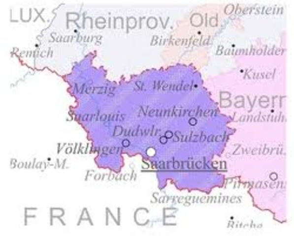 The Saar region is annexed by Germany.