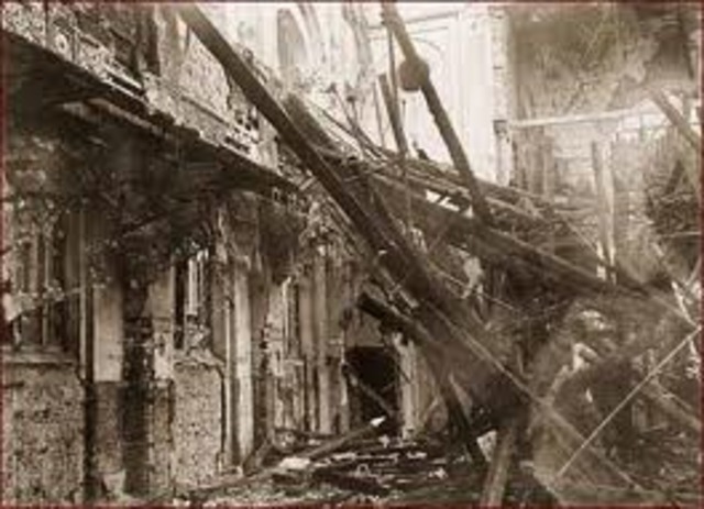 German Jews are ordered to pay one billion Reichsmarks in reparations for damages of Kristallinacht.