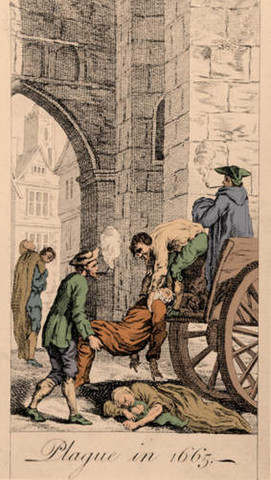 Plague spreading in South Europe