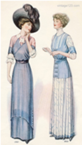 fashion in 1910