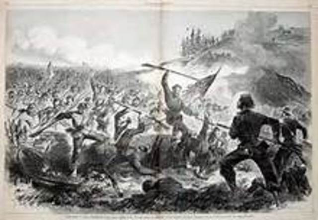 The Civil War began.