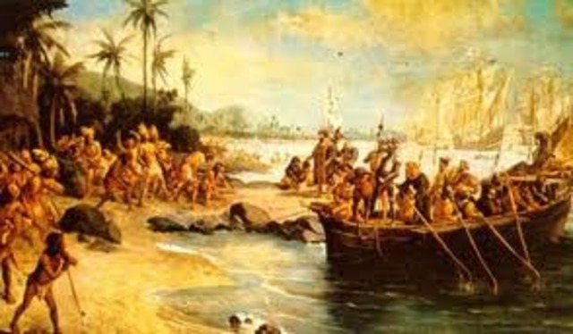 Conquista do território pelos portugueses em 1500