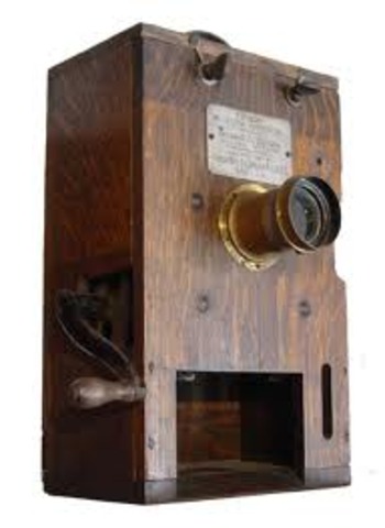 First motion picture camera