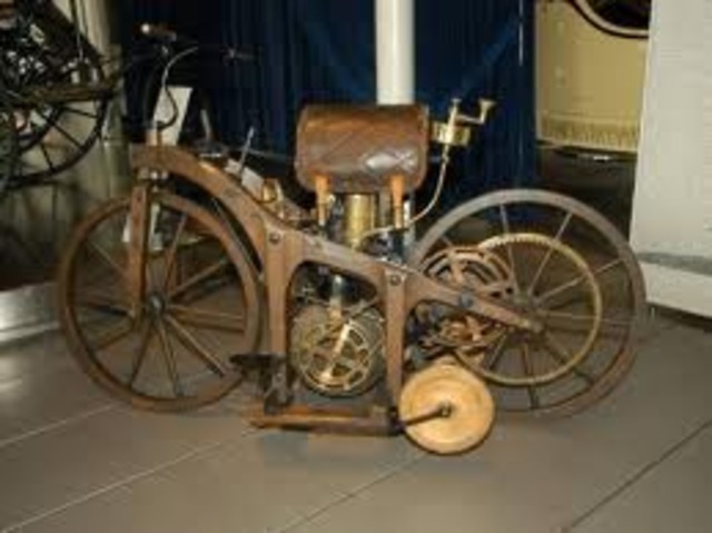 First motorcycle invented