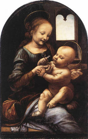 Madonna with a Flower (The Benois Madonna)