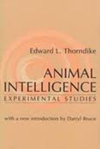 1st article on animal intelligence was published