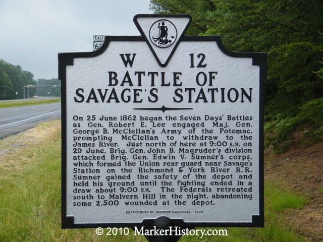 BATTLE OF SAVAGE STATION