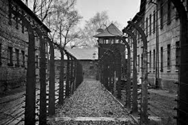 A concentration camp is established at Auschwitz, Poland.