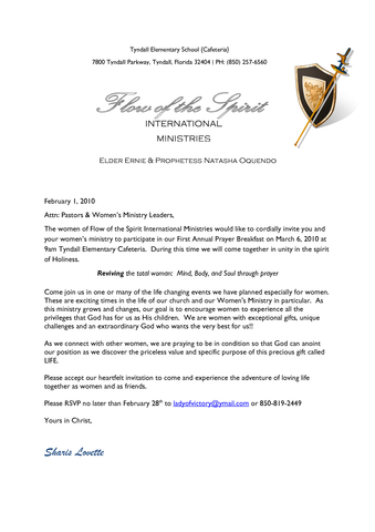 W.O.W Prayer Breakfast