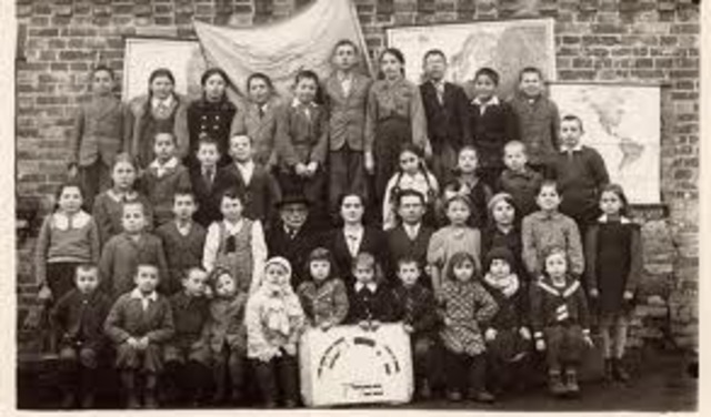All Jewish children are expelled from German schools and can attend only separate Jewish schools