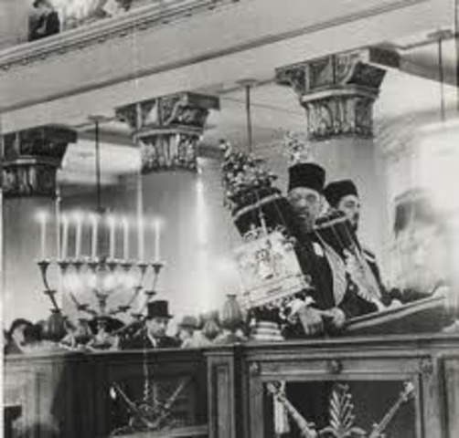 Further restrictions are imposed on the number of Jewish students attending German schools.