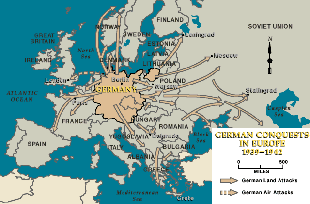 Hungary, Romania, and Slovakia join the Axis Powers