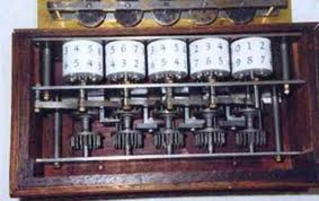 La primera máquina de calcular mecánica