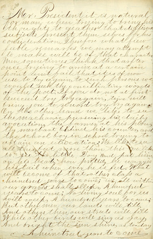 Letter to Lincoln
