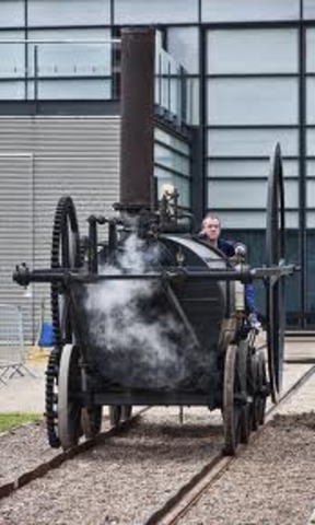 First steam locomotive is operating at Pennydarren, Wales.