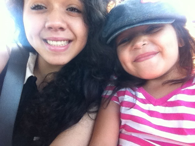 My half-sister, Maya, was born