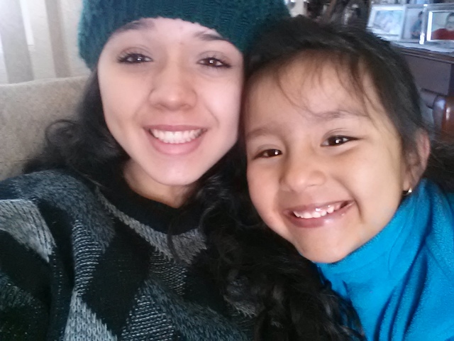 My step-sister, Joanna, was born