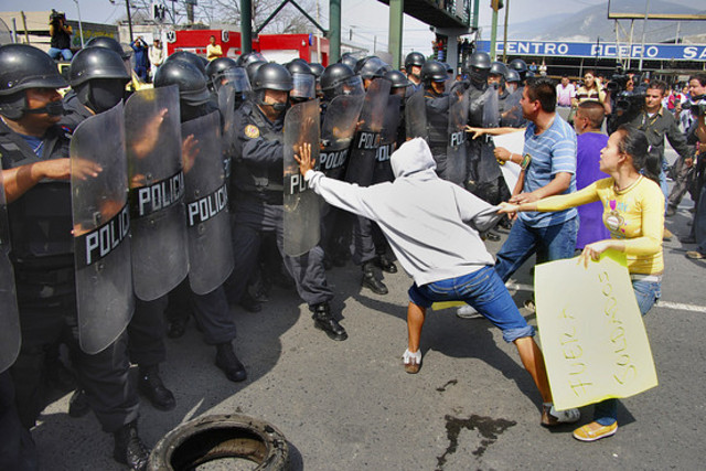 Brawl in Apocada, Mexico