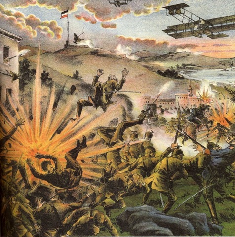 Russo-Japanese War; Japan defeats Russia