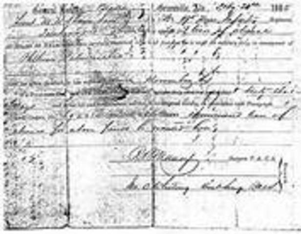 Cruikshank applyed for Leave of Abbsence