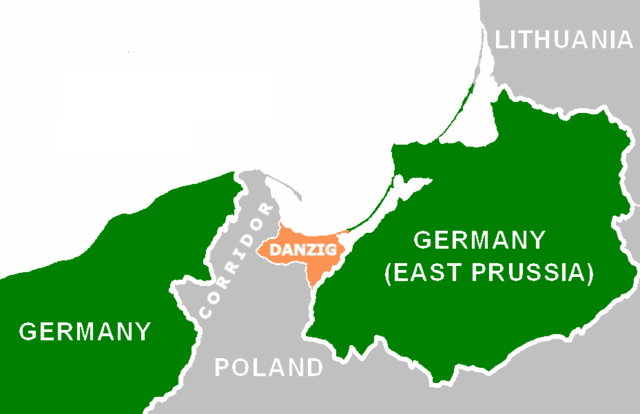 Danzig, the main Polish port city and major focus of Hitler's plan, is captured