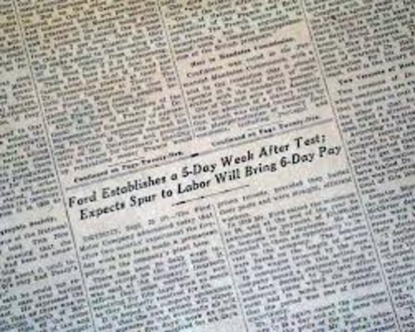 Father of the Five-Day Workweek