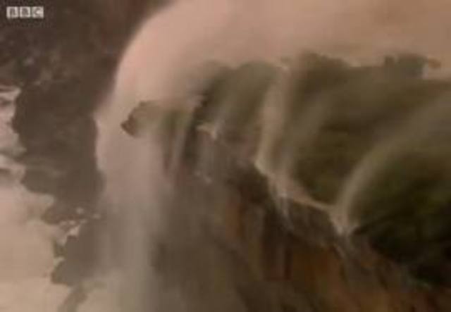 Swimming In The Waterfall