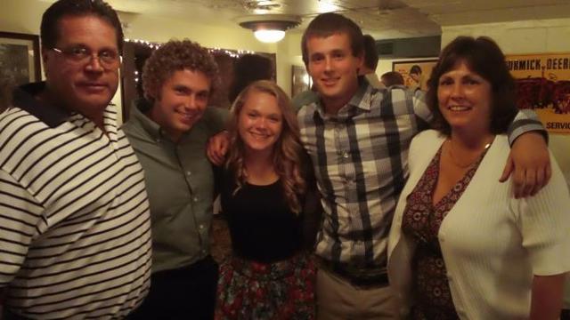 My dad getting Caner