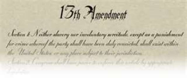 Ratification of the Thirteenth Amendment