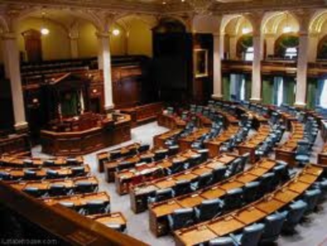 The German government takes away freedom of speech, assembly, press, and freedom from invasion of privacy and from house search without warrant.