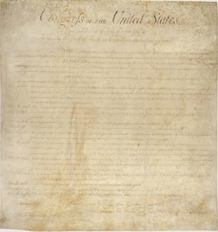 Bill of Rights Added to Constitution