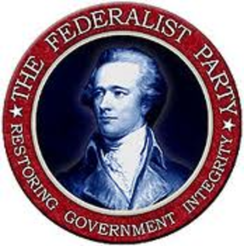 Beginning of the Federalist Party