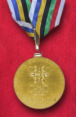 Gold medalist, long jump, 1968 Olympic games