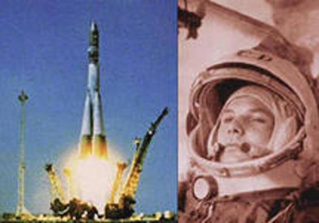 Первый полет человека в космос.