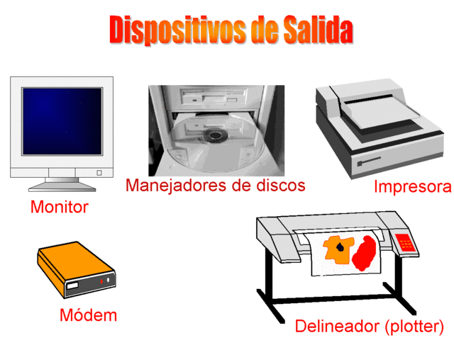 Dispositivos de salida (DS)