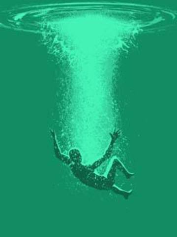 Leonard is found in the bottom of the lake