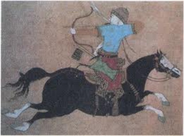 The Mongel empire reaches it's peak