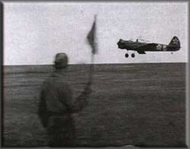 Первый самостоятельный полёт Гагарина на самолёте.