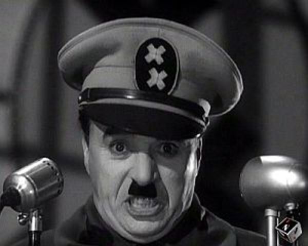 "Dyktator" Charlie Chaplin
