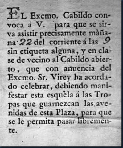 Autorizacion del Cabildo