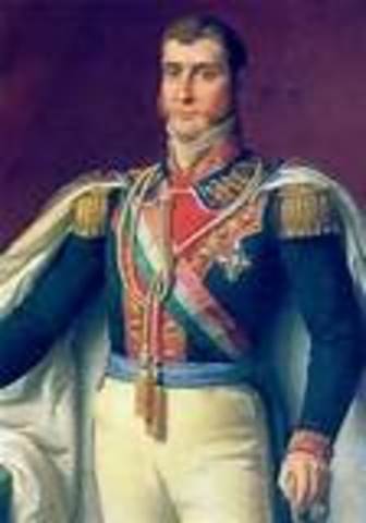 Agustín de Iturbide, (1a. Regenecia)