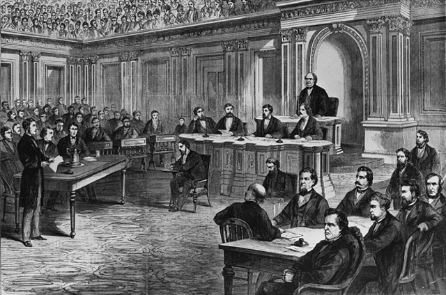 President Andrew Johnson Impeached