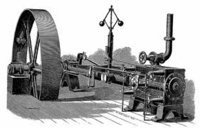 James watt improves steam engine