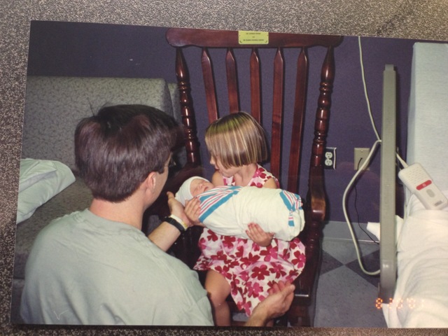 When my sister was born