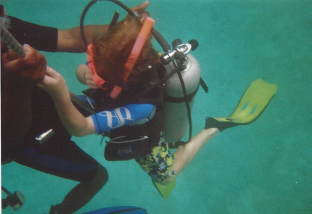 My first time scuba diving